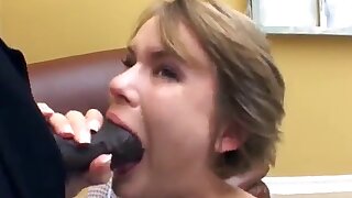 Teen Slut's Wet Pussy Meets Big Black Cock - A Deepthroat Adventure